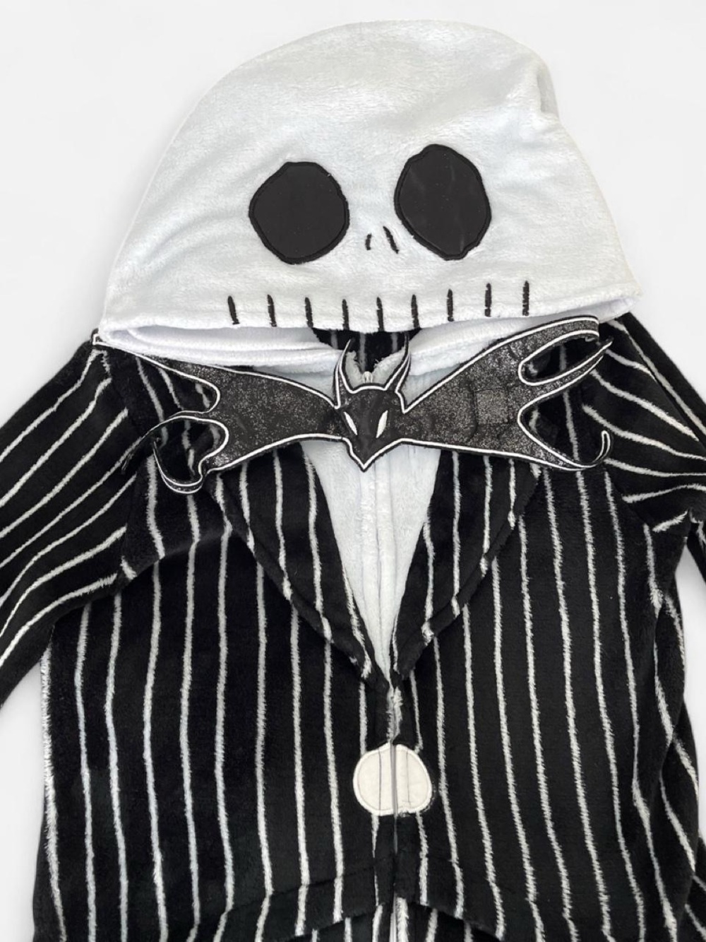 Disney Jack Skellington Black & White Hooded Onesie